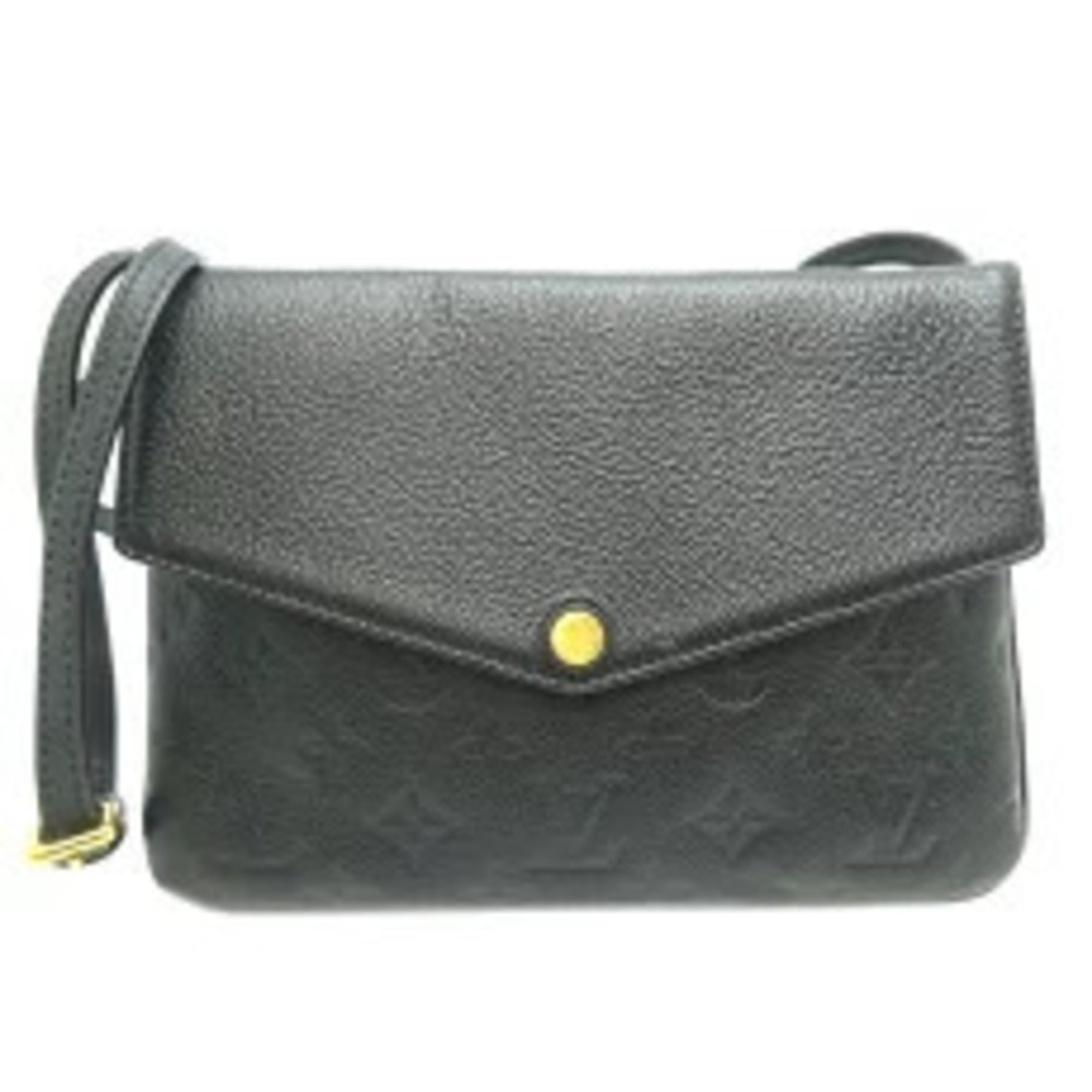 Louis Vuitton Twice Shoulder Bag Monogram Empreinte Noir Black